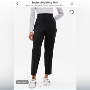 Athleta High Rise Endless black Ankle Pants